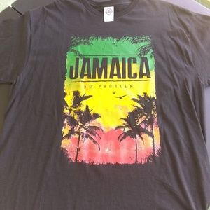 Jamaica no problem island shirt size XL